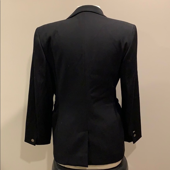 SOLD Vtg Gucci Black Wool Blazer Sz 44 (US 8) - Picture 2 of 9